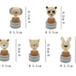Wooden Stamper with Ink  (Assorted animals)