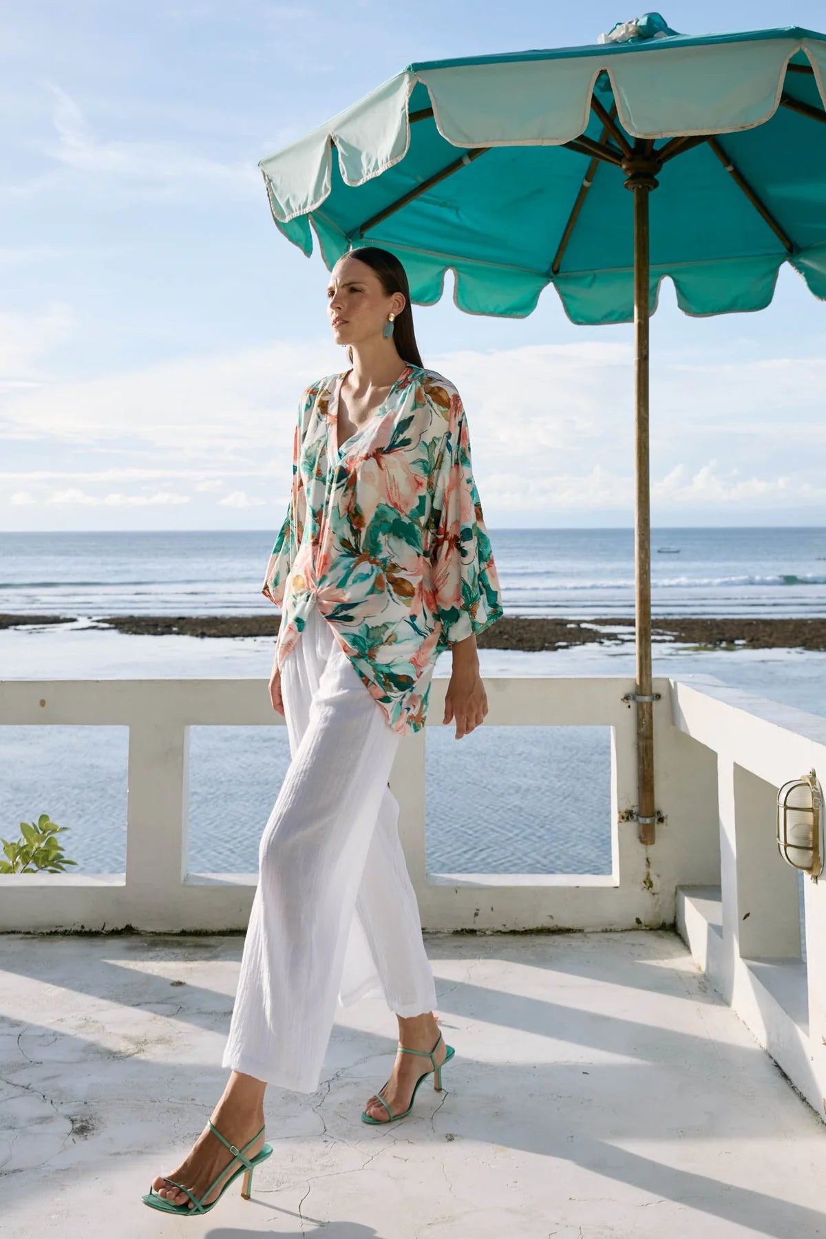 Orsula Crop Pant White