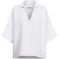 Miramar Collared Top White