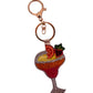 Cocktail Beaded Keychain - Spritz