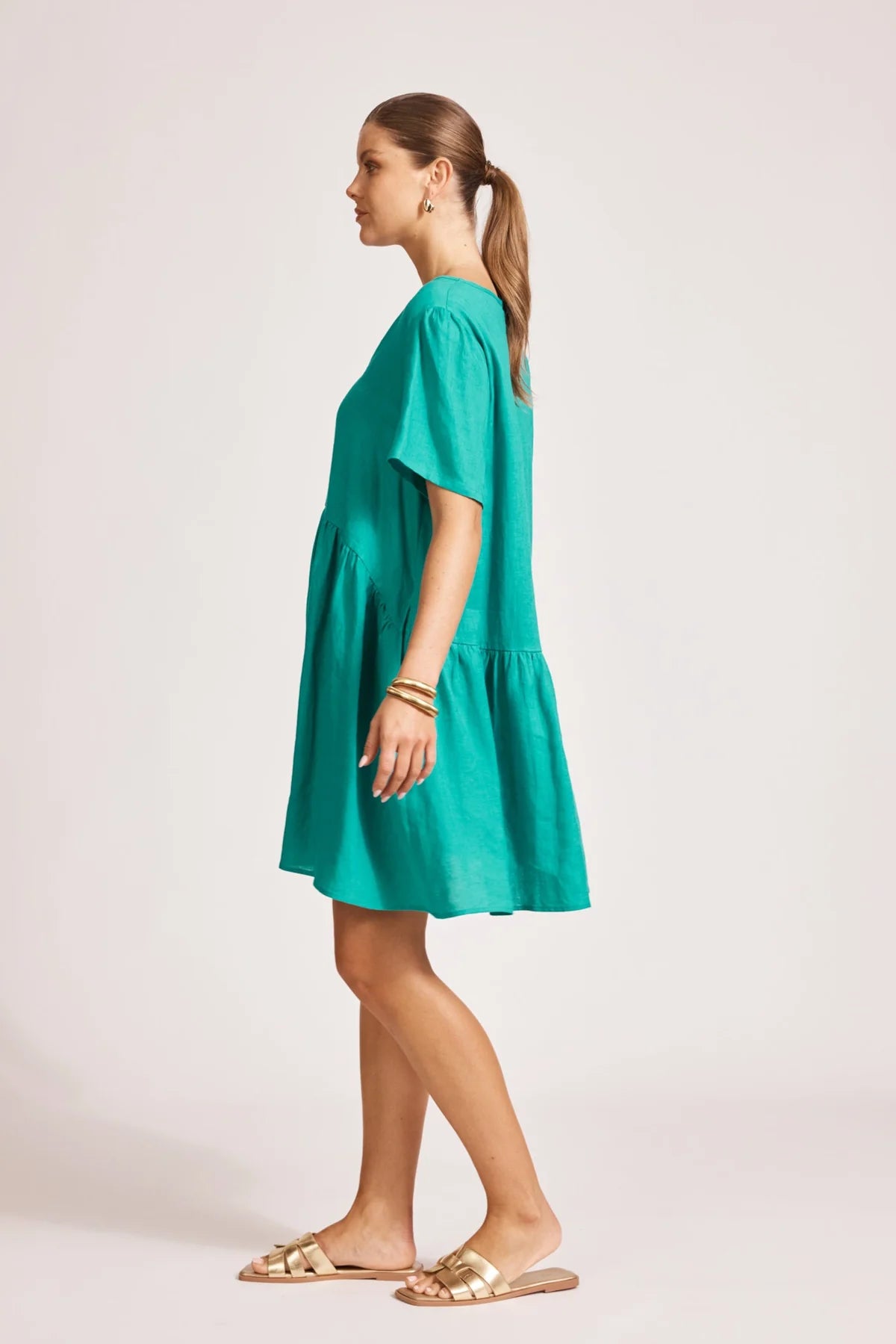 Miramar Midi Dress - Lagoon