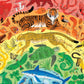 Classic Floor Puzzle 100 Piece - Rainbow Animals