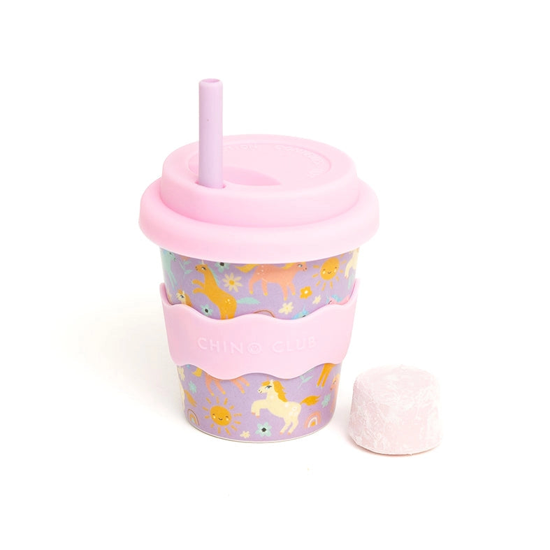 Purple Unicorn Babychino Cup 4 0z
