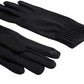 Berber Rib Glove  Black