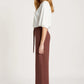 Samira Knit Pant - Mahogany