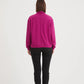 SEAM DETAIL SWEAT FUSCHIA