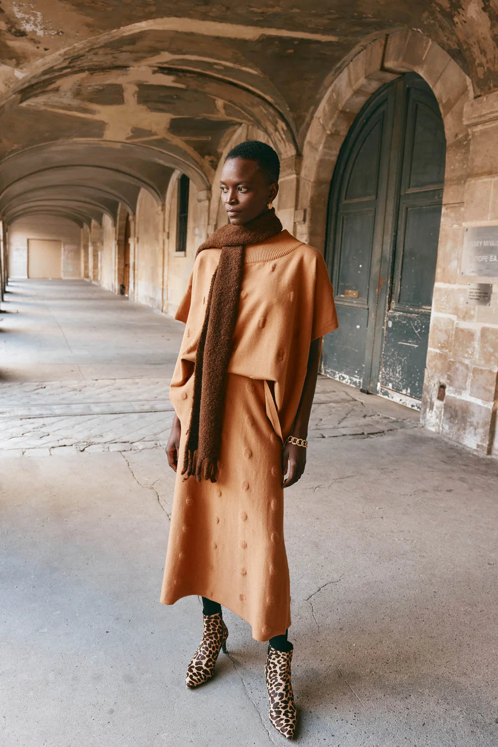 Folie Scarf - Tobacco