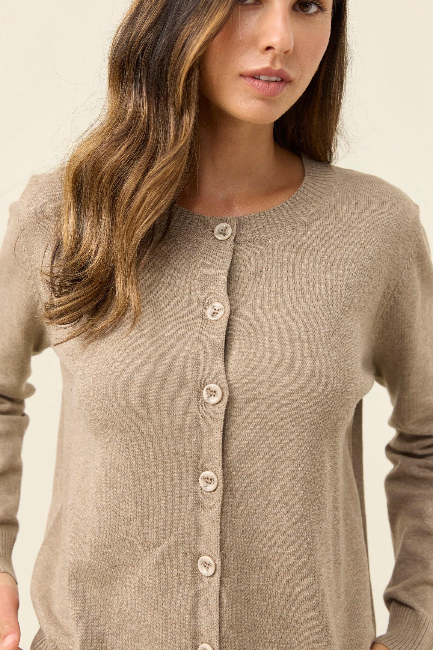 Darby Cardigan Stone