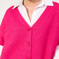 Valenza Knit Vest - Hot Pink