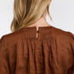 Ariel Long Sleeve Top - Brandy