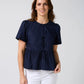 Eva Blouse - Navy