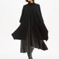 Crossover Wrap Knit - Charcoal (One Size)