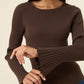 Darby Knit Top Chocolate