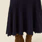 Nell Knit Skirt - Navy