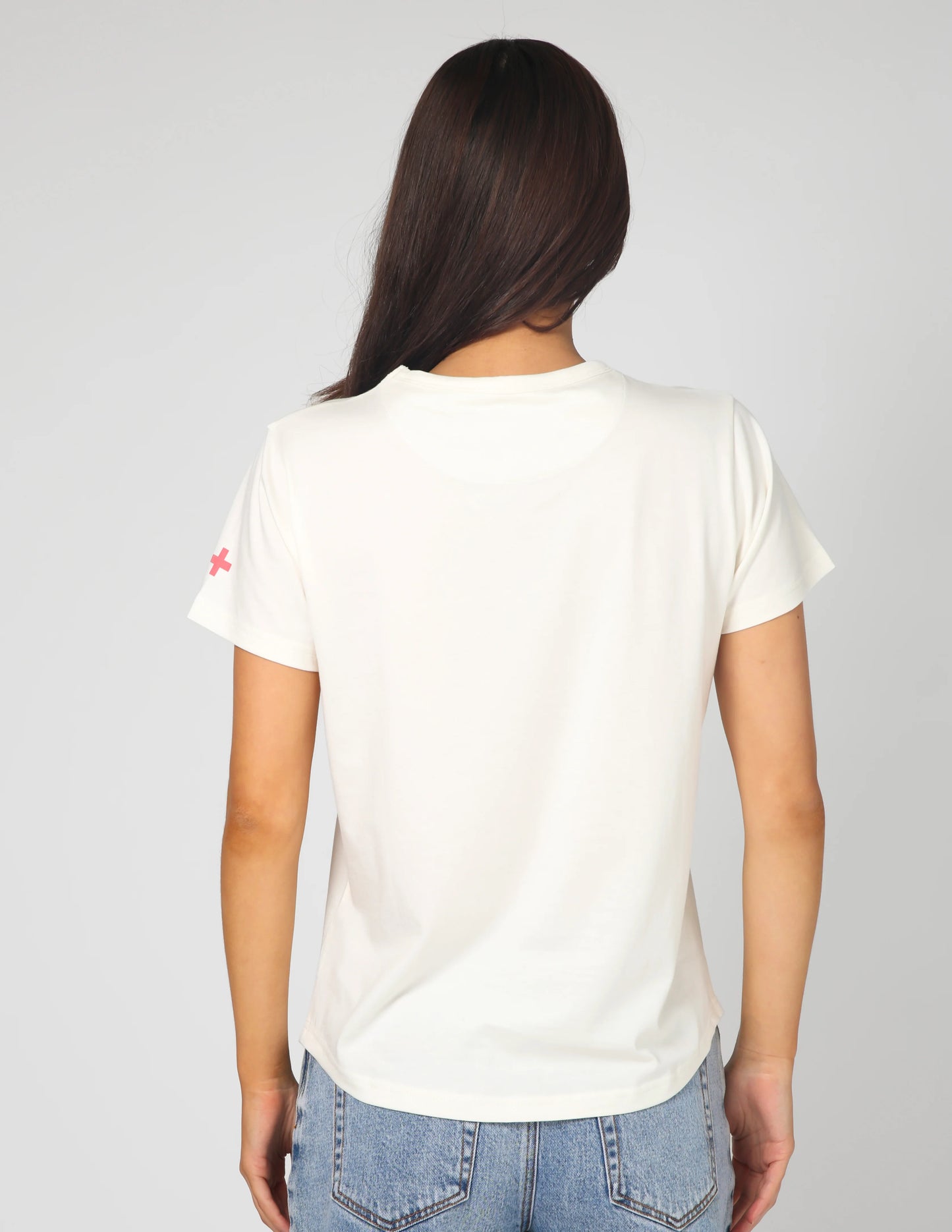 Ace Tee - White Malibu Stripes