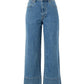 JUDE WIDE LEG CROP JEAN/MID INDIGO