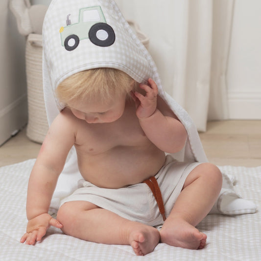 Tractor Hooded Towel