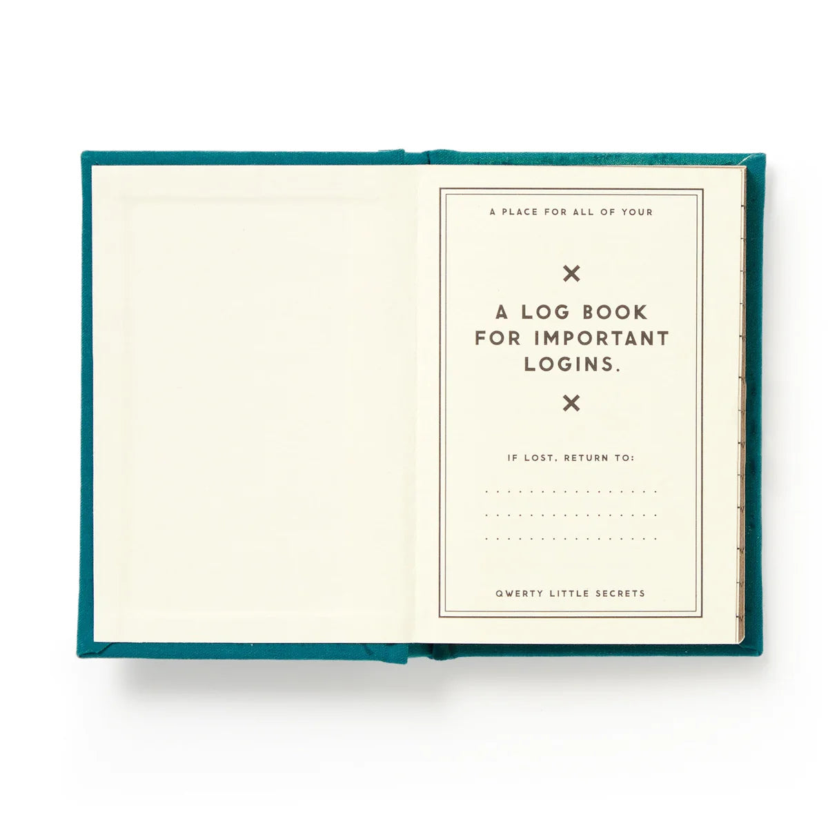 Definitely Not My Passwords-A Tiny Password Diary Green