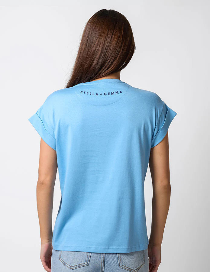 Ace Tee - Blue Capri Love