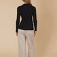 Juno Knit Top - Onyx