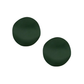Large Disc Earrings - Green