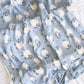 Sammy the Blue Sheep Muslin Wrap Swaddle