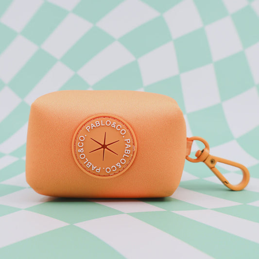 Orange Sherbert - Poop Bag Holder