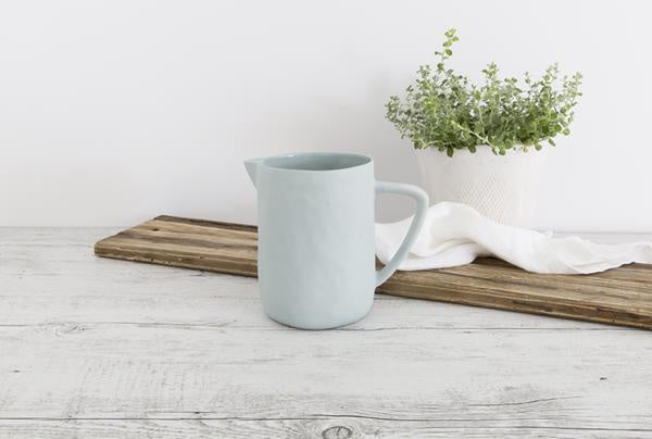 Flax Water Jug Duck Egg