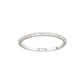 Silver Half Crystal Band