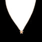 Rose Gold Brushed Star Necklace