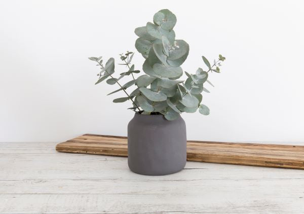 Flax Kitchen Vase 12 cm Charcoal