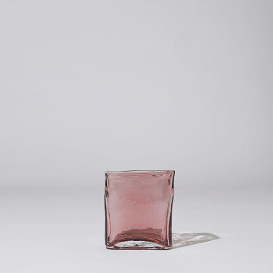Block Vase Rose Small