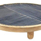 Ripple Mango Wood Platter - Natural Blue