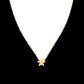 Gold Brushed Star Necklace