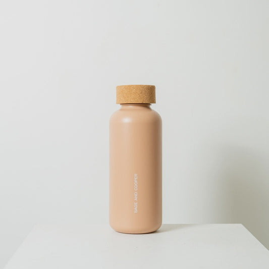 Organic 650 ml Drink Bottle - Natural