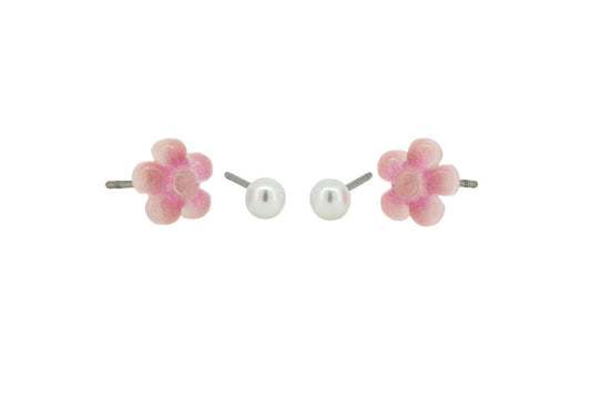 Pink Pixie Earring Set