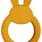 Bunny Teether Ring Mustard