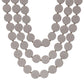 Brighton Necklace Grey