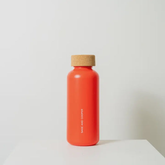 Organic 650 ml Drink Bottle - Bright Orange