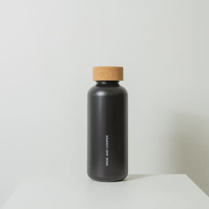 Organic 650 ml Drink Bottle - Black