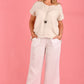 Sicily Linen Pant White