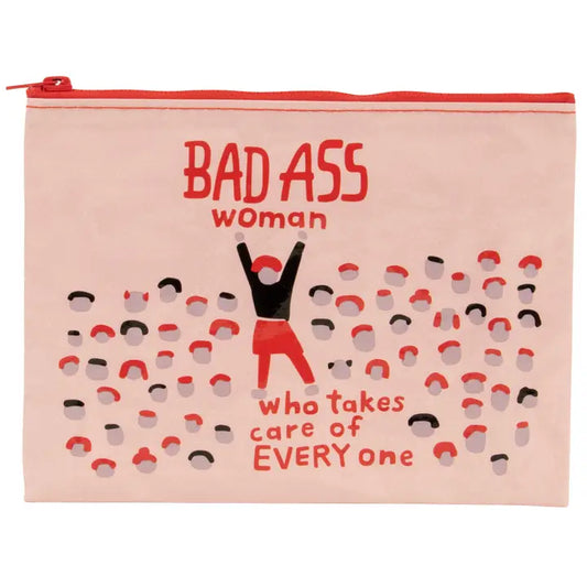 Zipper Pouch - Bad Ass Woman
