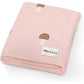 100% Cotton Baby Blanket - Mushroom Pink
