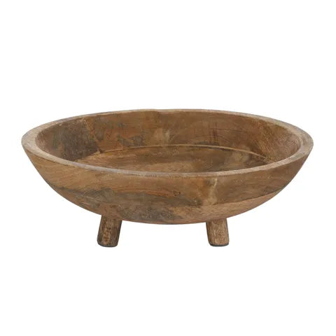 Edgar Wood Bowl with Legs