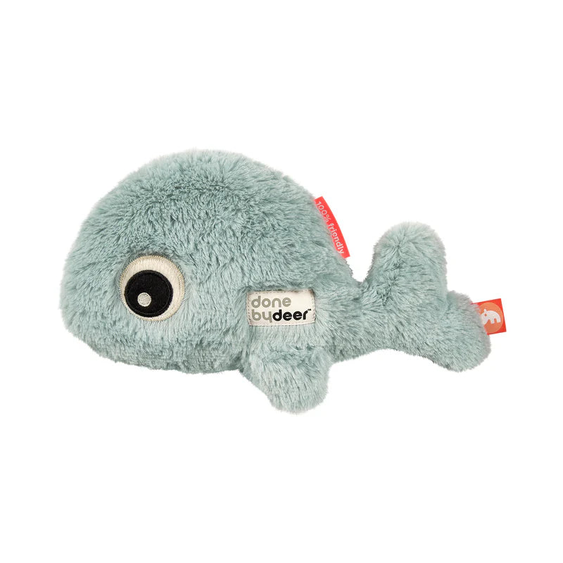 Sweepy Rattle Tiny sensory rattle Wally Blue – Winding Home