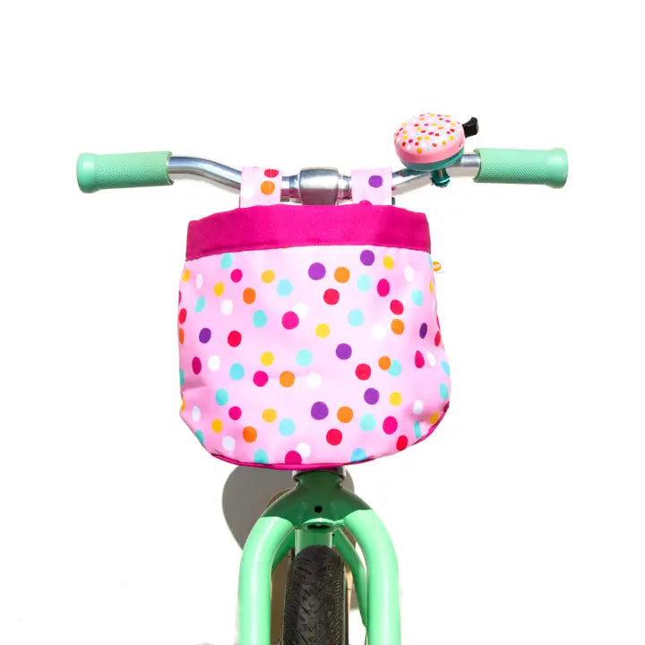 Confetti Canvas Bike & Scooter Basket