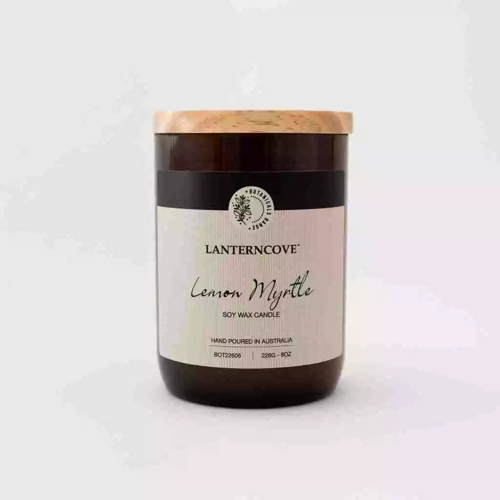 Jade – 9 oz Soy Wax Candle – Lemon Myrtle
