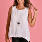 Capri Linen Tank Natural