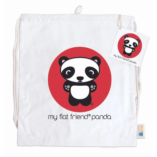 Panda Draw String Cotton Bag