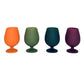 Stemm Silicone Unbreakable Wine Glasses Autumn (Set 4)